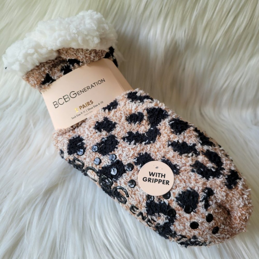 BCBGeneration 2 Pair Slipper Socks